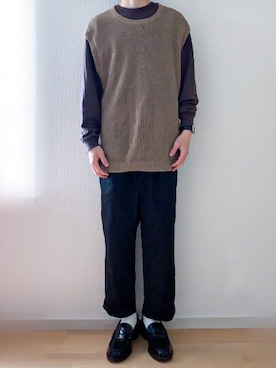 「コロナに負けない」｜「アイテム（腕時計）」を使った、peikunさん（メンズ・169cm）の春コーディネート