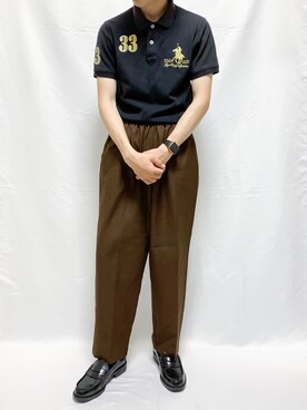 「ラルフローレン」｜「アイテム（財布/小物）」を使った、peikunさん（メンズ・169cm）の夏コーディネート
