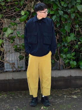 「ITEMS URBANRESEARCH（アイテムズ アーバンリサーチ）のアイテム（セットアップ）」を使った、peikunさん（メンズ・169cm）の春コーディネート