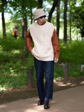 peikunさん（メンズ・169cm）の春コーディネート