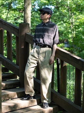 peikunさん（メンズ・170cm）の夏コーディネート