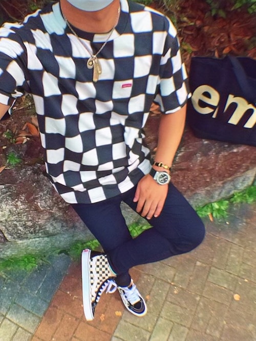 キムタク着用モデル】supreme 刺繍ロゴ コーデュロイシャツXL 【公式通販】