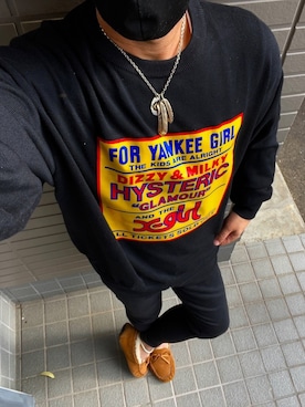 「hystericglamour」｜怠惰ですけれども®︎さん（メンズ・170cm）の秋コーディネート