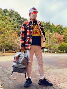 「hystericglamour」｜怠惰ですけれども®︎さん（メンズ・170cm）の秋コーディネート