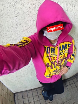 「hystericglamour」｜怠惰ですけれども®︎さん（メンズ・170cm）の冬コーディネート