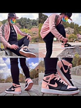 「Jordan」｜「アイテム（ジャージ）」を使った、怠惰ですけれども®︎さん（メンズ・170cm）の春コーディネート