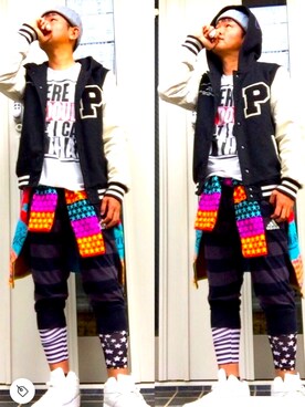 カフェ俺♂☕️G組🌈さんのコーディネート