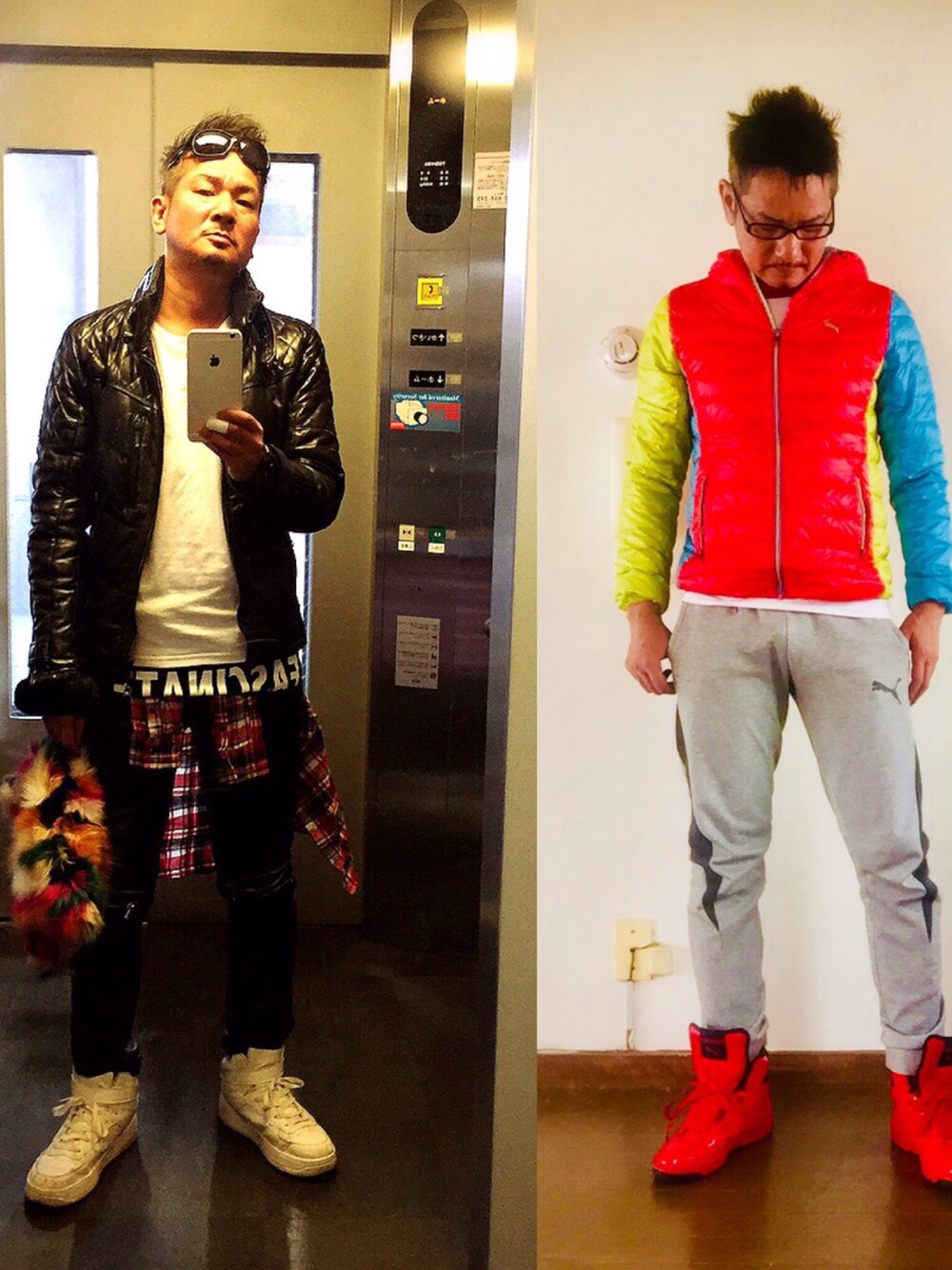 「モノトーンコーデ、PUMA」｜「ある冬のWコーデ☺️のアイテム（その他、その他）」を使った、カフェ俺♂☕️G組🌈さん（メンズ・170cm）の冬コーディネートの1枚目の写真