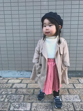 miyumiyuさん（キッズ・80cm）の春コーディネート