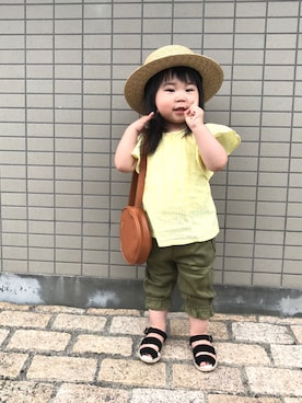 miyumiyuさん（キッズ・80cm）の夏コーディネート