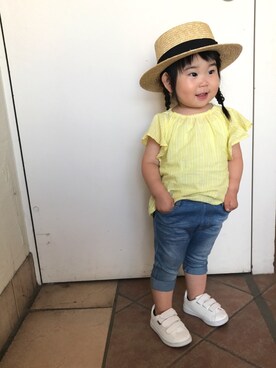 miyumiyuさん（キッズ・80cm）の夏コーディネート