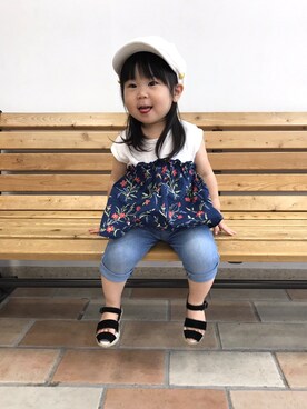 miyumiyuさん（キッズ・80cm）の夏コーディネート