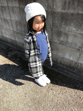 「オシャレパッソ」｜miyumiyuさん（キッズ・90cm）の秋コーディネート