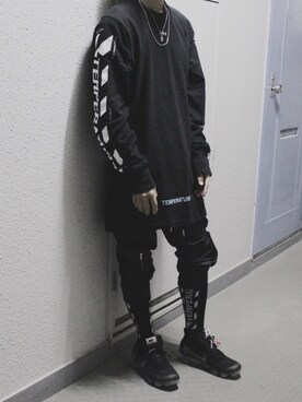 「vetements」｜「アイテム（スウェット）」を使った、kentaさん（メンズ・165cm）の秋コーディネート