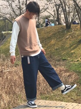 K-goさん(メンズ・176cm)の春コーディネート