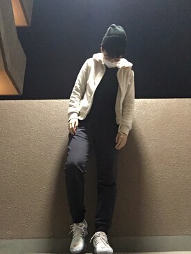 「MONKI（モンキ）のアイテム（帽子）」を使った、KARIN☜16さん（メンズ・165cm）の春コーディネート
