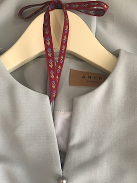 「Ameri（アメリ）のアイテム（ワンピース/ドレス、その他）」を使った、inochinさん（レディース・165cm）の春コーディネート