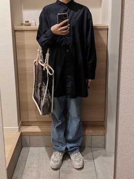 「21℃」｜𝚖𝚘𝚌𝚑𝚒さん（レディース・164cm）の春コーディネート