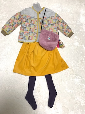 「アイテム（その他トップス）」を使った、sakichiiさん（キッズ・110cm）の秋コーディネート