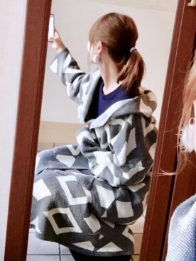 「オルチャンファッション」｜「アイテム（その他アウター）」を使った、mgmさん（レディース・158cm）の秋コーディネート