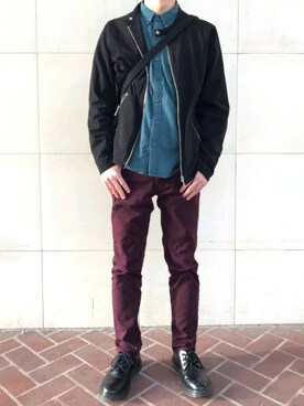 貴さん（メンズ・163cm）の秋コーディネート