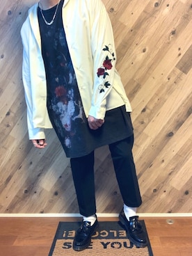 「ラッドミュージシャン」｜「アイテム（アクセサリー）」を使った、TaQさん（メンズ・171cm）の秋コーディネート