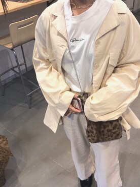 momoさん（レディース・156cm）の冬コーディネート