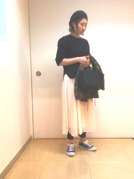 「PINCEAU（パンソー）のアイテム」を使った、hmy89さん（レディース・164cm）の春コーディネート