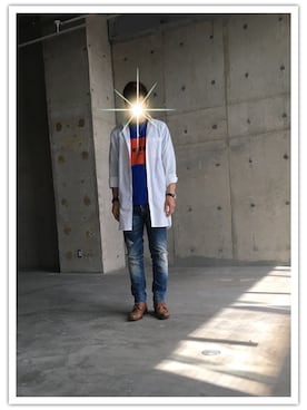 「MSGM（エムエスジーエム）のアイテム（シャツ/ブラウス）」を使った、ROD-2011さん（メンズ・175cm）の春コーディネート