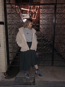 SAKIさん（レディース・162cm）の冬コーディネート