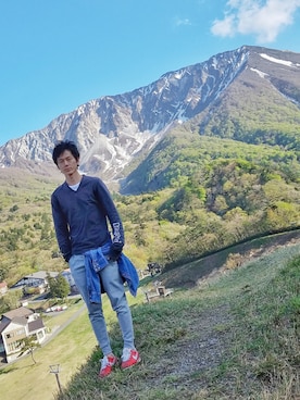 「アイテム（ピアス（片耳用））」を使った、インスタ→bz178koshu47さん（メンズ・170cm・30代）の春コーディネート