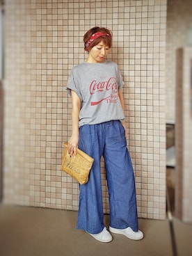 インスタ→bz178koshu48さん(レディース・159cm)の夏コーディネート