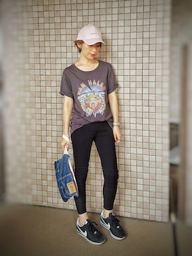 「KC,s（ケイシーズ）のアイテム」を使った、インスタ→bz178koshu47さん（レディース・159cm）の夏コーディネート