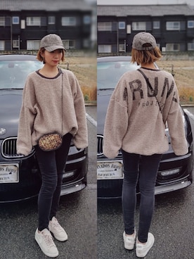 「アイテム（ピアス（両耳用））」を使った、インスタ→bz178koshu47さん（レディース・159cm・40代）の冬コーディネート