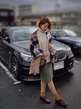 「アイテム（ピアス（両耳用））」を使った、インスタ→bz178koshu47さん（レディース・159cm・40代）の春コーディネート
