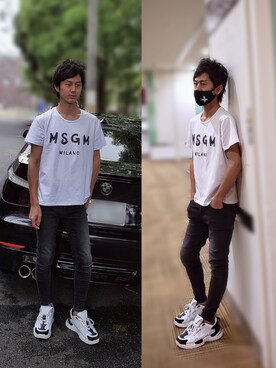 「アイテム（ピアス（片耳用））」を使った、インスタ→bz178koshu47さん（メンズ・170cm・30代）の春コーディネート