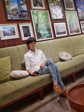 「HARIM（ハリム）のアイテム」を使った、インスタ→bz178koshu47さん（メンズ・170cm）の夏コーディネート