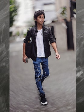 「HARIM（ハリム）のアイテム」を使った、インスタ→bz178koshu47さん（メンズ・170cm）の秋コーディネート