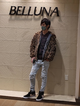 「DOLCE&GABBANA（ドルチェアンドガッバーナ）のアイテム（ニット/セーター）」を使った、インスタ→bz178koshu47さん（メンズ・170cm）の冬コーディネート