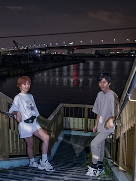 「アイテム（ピアス（両耳用））」を使った、インスタ→bz178koshu47さん（レディース・160cm・40代）の春コーディネート