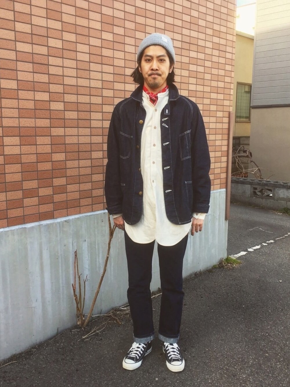 定価5万 BONCOURA ボンクラ ワークコート カバーオール ここちよい 
