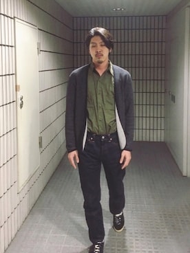 「FLISTFIA（フリストフィア）のアイテム」を使った、ひーーさん（メンズ・176cm）の春コーディネート