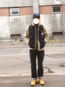 「FIDELITY（フィデリティ）のアイテム（ジャケット/アウター）」を使った、ひーーさん（メンズ・177cm）の秋コーディネート