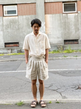 「グルカショーツ」｜ひーーさん（メンズ・177cm・20代）の夏コーディネート