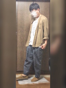 「URBAN RESEARCH（アーバンリサーチ）のアイテム（その他シューズ）」を使った、うたくらさん（メンズ・164cm）の春コーディネート