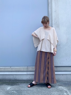 おしみさん（レディース・159cm）の夏コーディネート