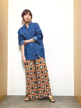 おしみさん（レディース・159cm）の夏コーディネート