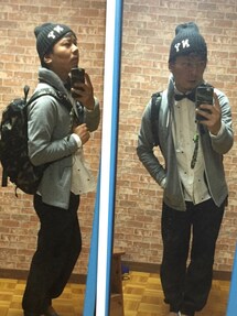 UNIQLO | コーデュラ生地素材の迷彩柄(バックパック/リュック)