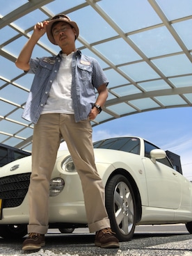 Ayato Kaminaさん（メンズ・171cm）の春コーディネート