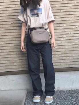 「へザー」｜「アイテム（スニーカー）」を使った、mizukiさん（レディース・162cm）の春コーディネート
